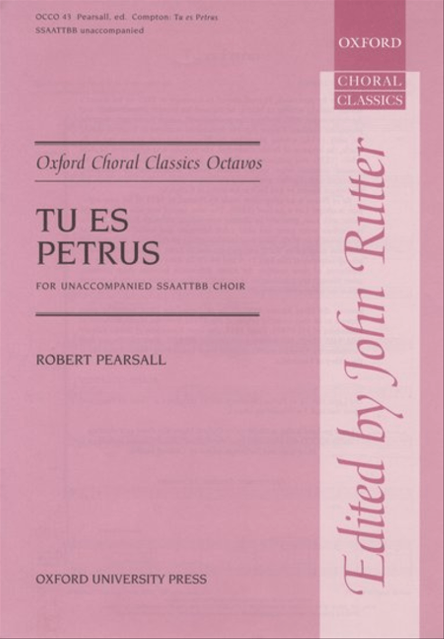 Tu es Petrus Tu es Petrus SSAATTBB scores gallery preview page 1