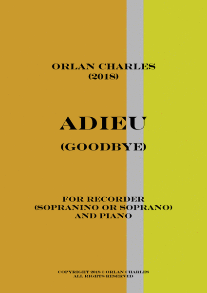 Orlan Charles - Adieu (Goodbye) - A tribute to a good Dog image number null
