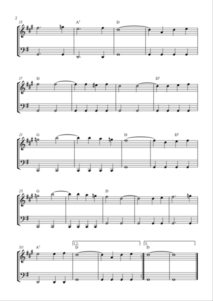 You Are My Sunshine You Are My Sunshine Trumpet Duet scores gallery preview page 2