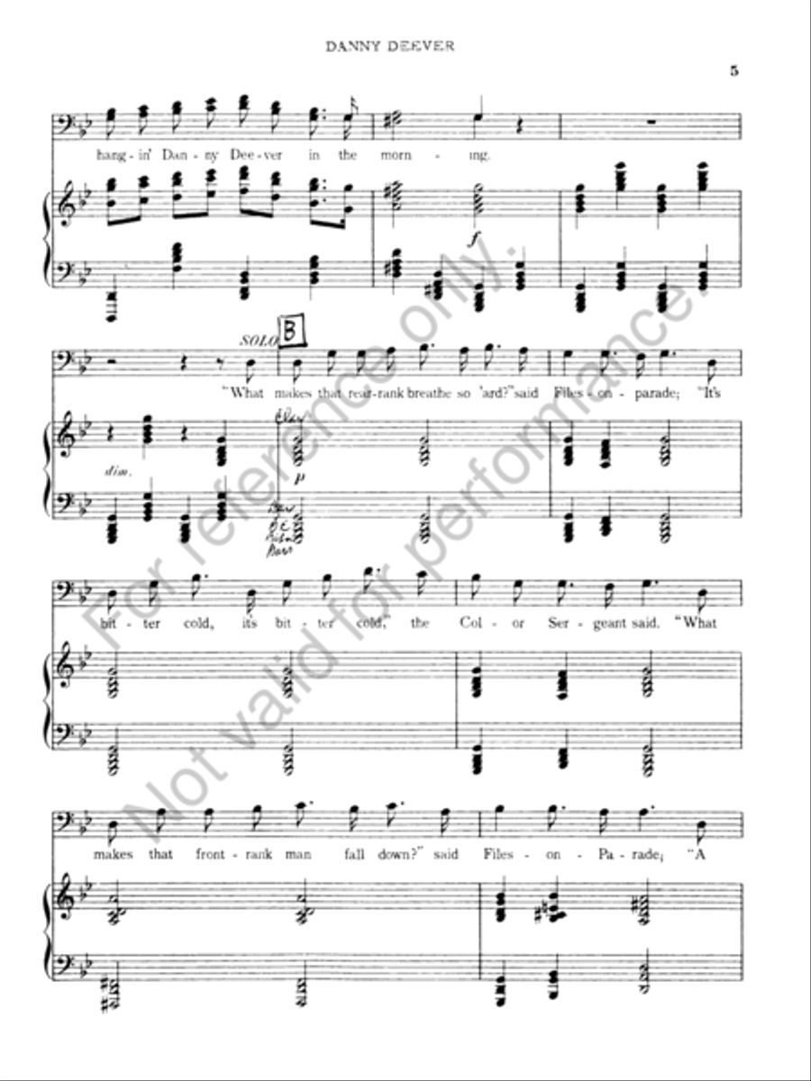 Danny Deever Concert Band scores gallery preview page 5