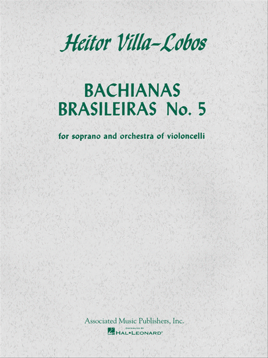 Bachianas Brasileiras No. 5 - “Aria” and “Dança” Cello scores gallery preview page 1