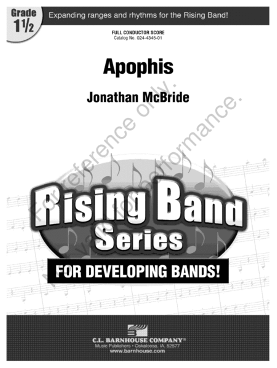 Apophis Apophis Concert Band scores gallery preview page 2