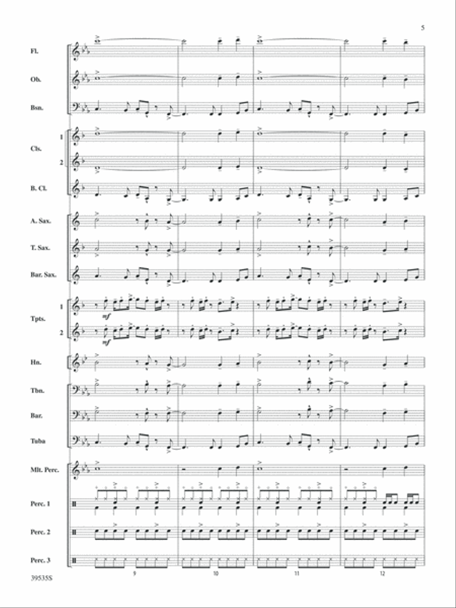 Bad Girls: Score Concert Band scores gallery preview page 5