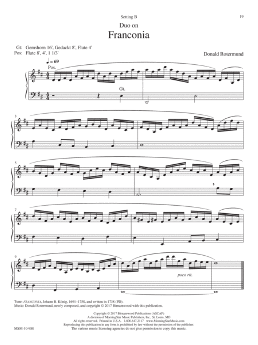 Franconia Organ scores gallery preview page 3