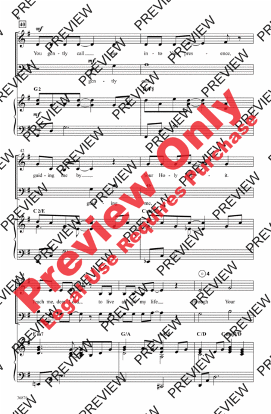 The Potter's Hand 4-Part scores gallery preview page 6