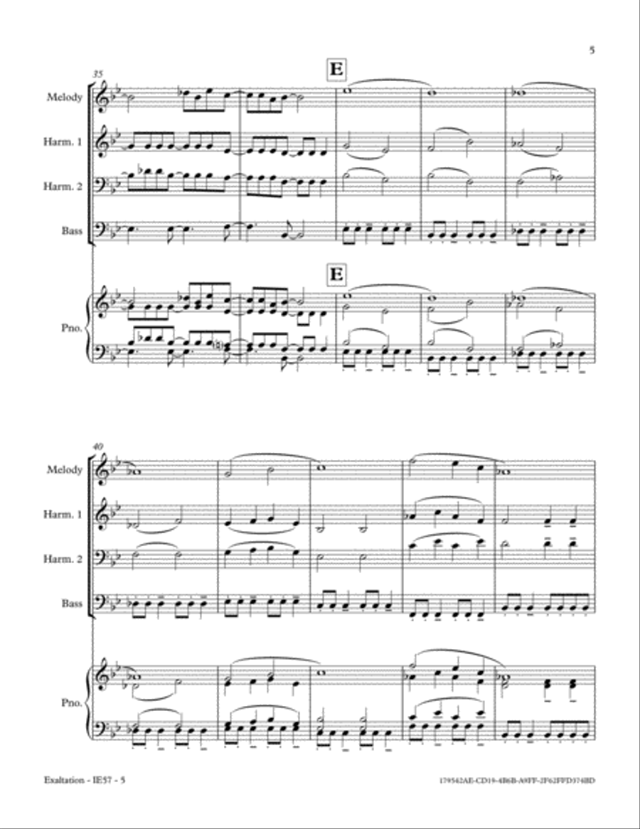 Exaltation Exaltation Small Ensemble scores gallery preview page 5