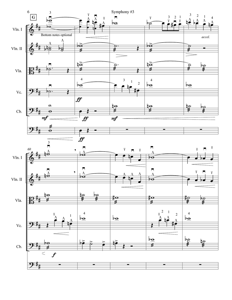 Finale To Symphony No. 3 by Gustav Mahler - String Orchestra