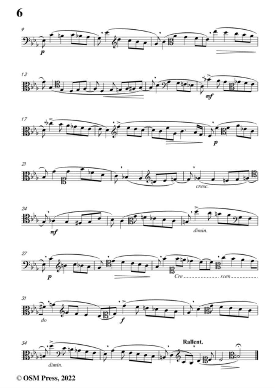 Lavignac-Solfege des solfeges,Volum 3F No.1-10,for Voice Medium Voice scores gallery preview page 6