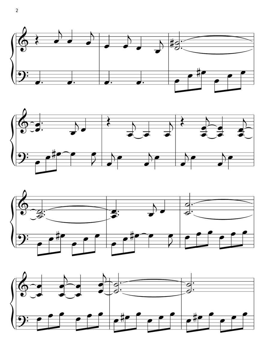 Phascination Phase Easy Piano scores gallery preview page 2