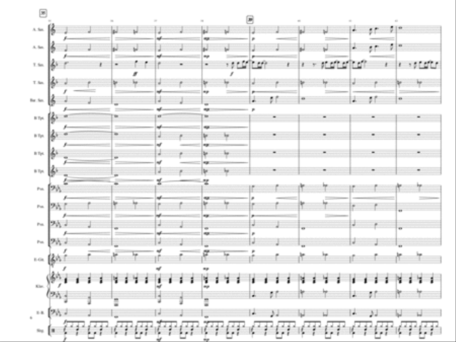 Skyfall Jazz Ensemble scores gallery preview page 6