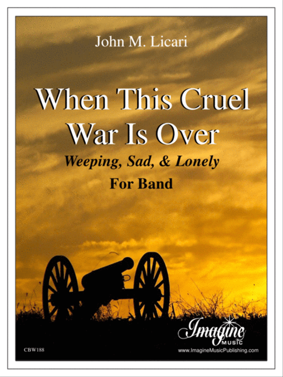When This Cruel War is Over Concert Band scores gallery preview page 1