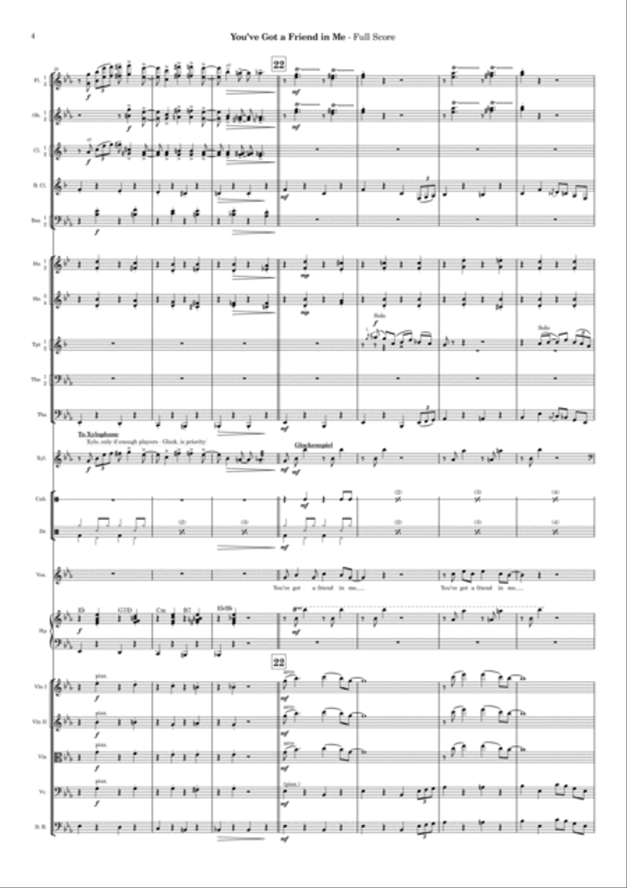 You've Got A Friend In Me Full Orchestra scores gallery preview page 4