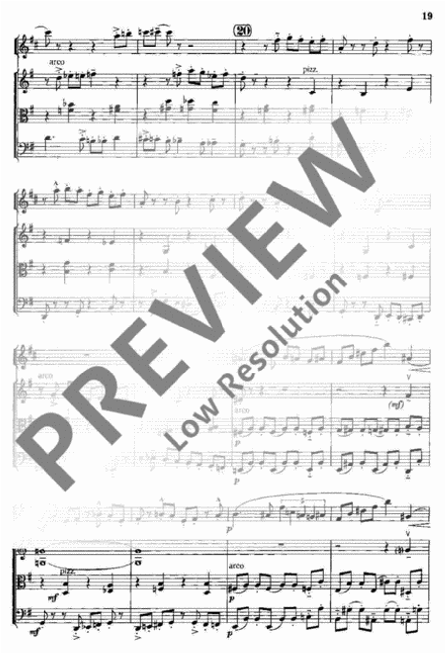 Quartet English Horn scores gallery preview page 20