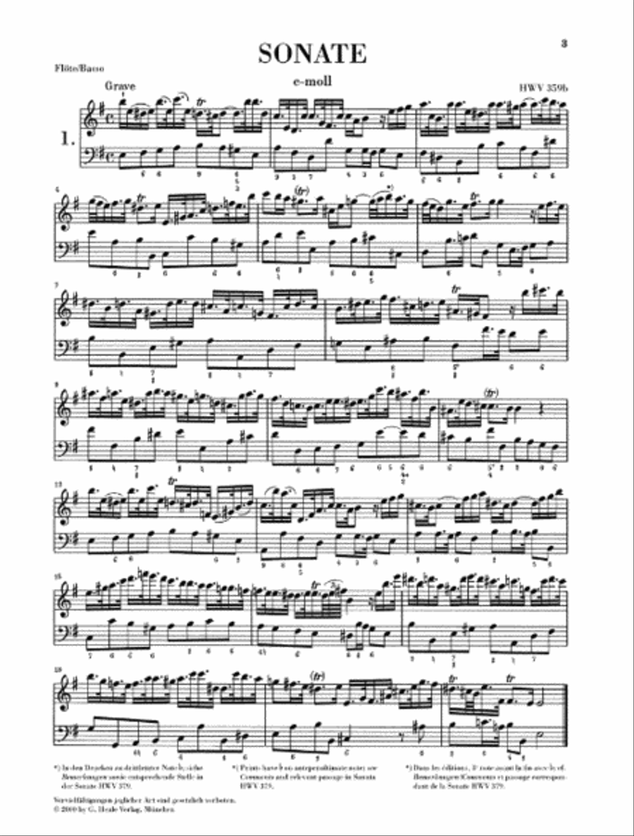 Flute Sonatas – Volume 1 Flute Solo scores gallery preview page 4