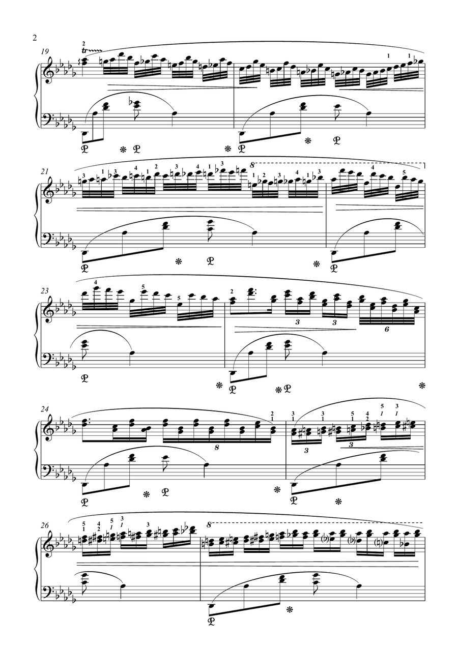 CHOPIN - Berceuse in D Flat Major, Op. 57(Piano) Piano Solo scores gallery preview page 2