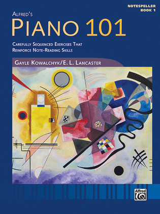 Book cover for Piano 101 -- Notespeller