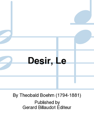 Book cover for Desir, Le