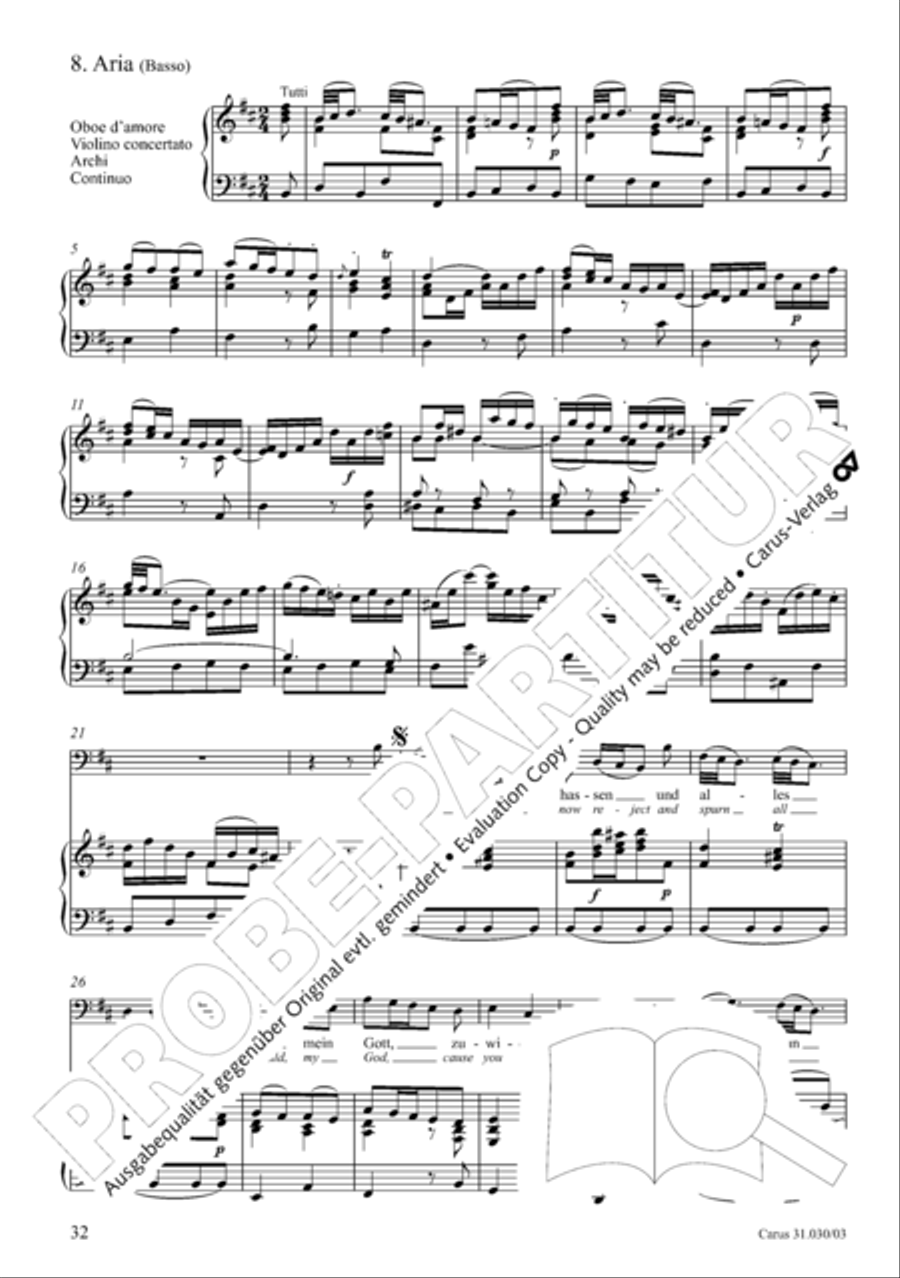 Joyful be, O ransomed flock (Freue dich, erloste Schar) 4-Part scores gallery preview page 33