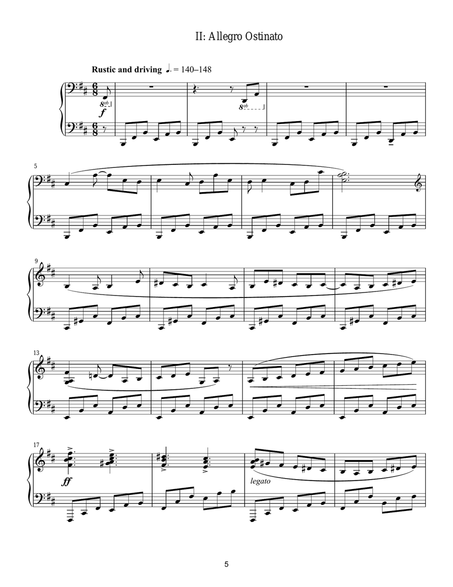 Fantasia & Allegro Ostinato Part scores gallery preview page 6