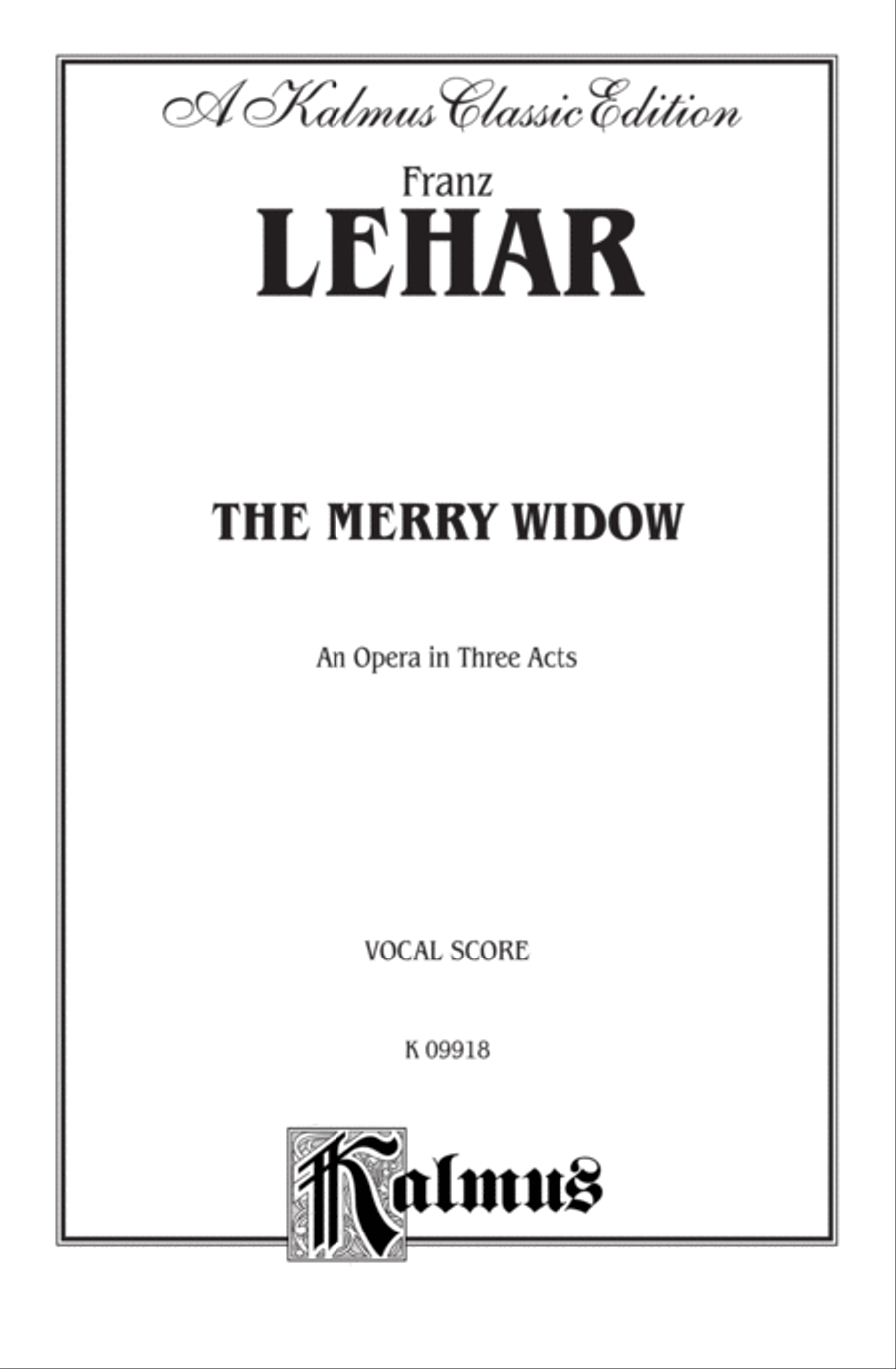 The Merry Widow Voice scores gallery preview page 2