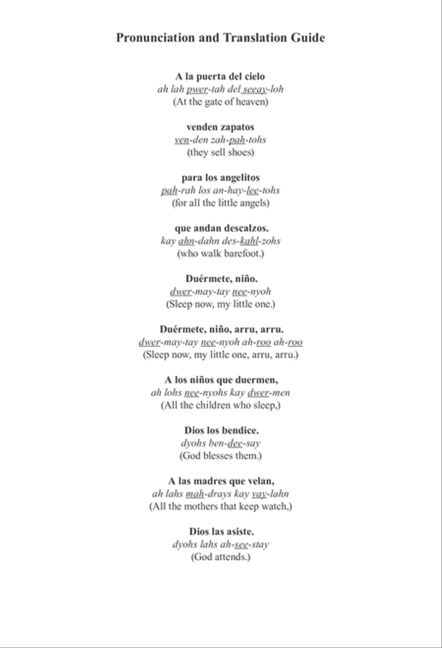 Duérmete, niño Duérmete, niño 3-Part scores gallery preview page 2