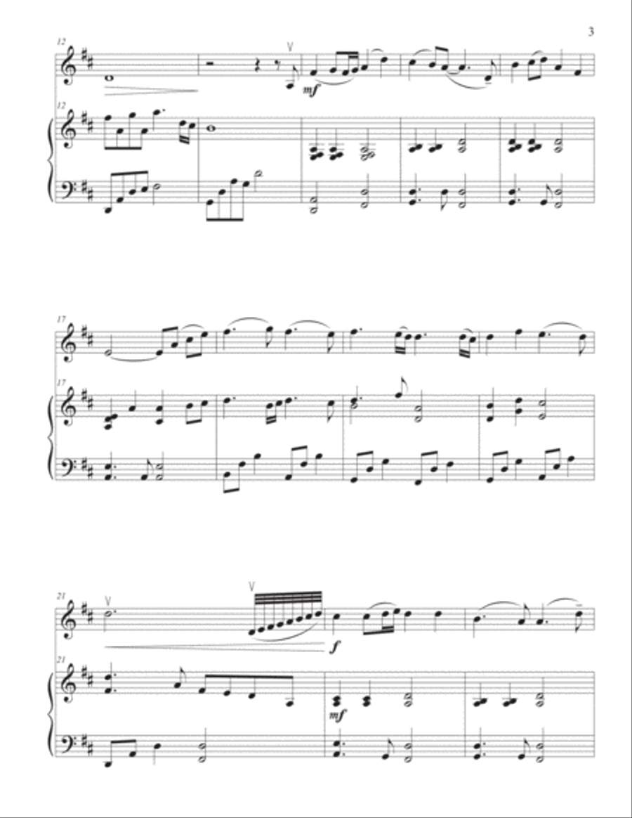Uncreated One Violin Solo scores gallery preview page 3