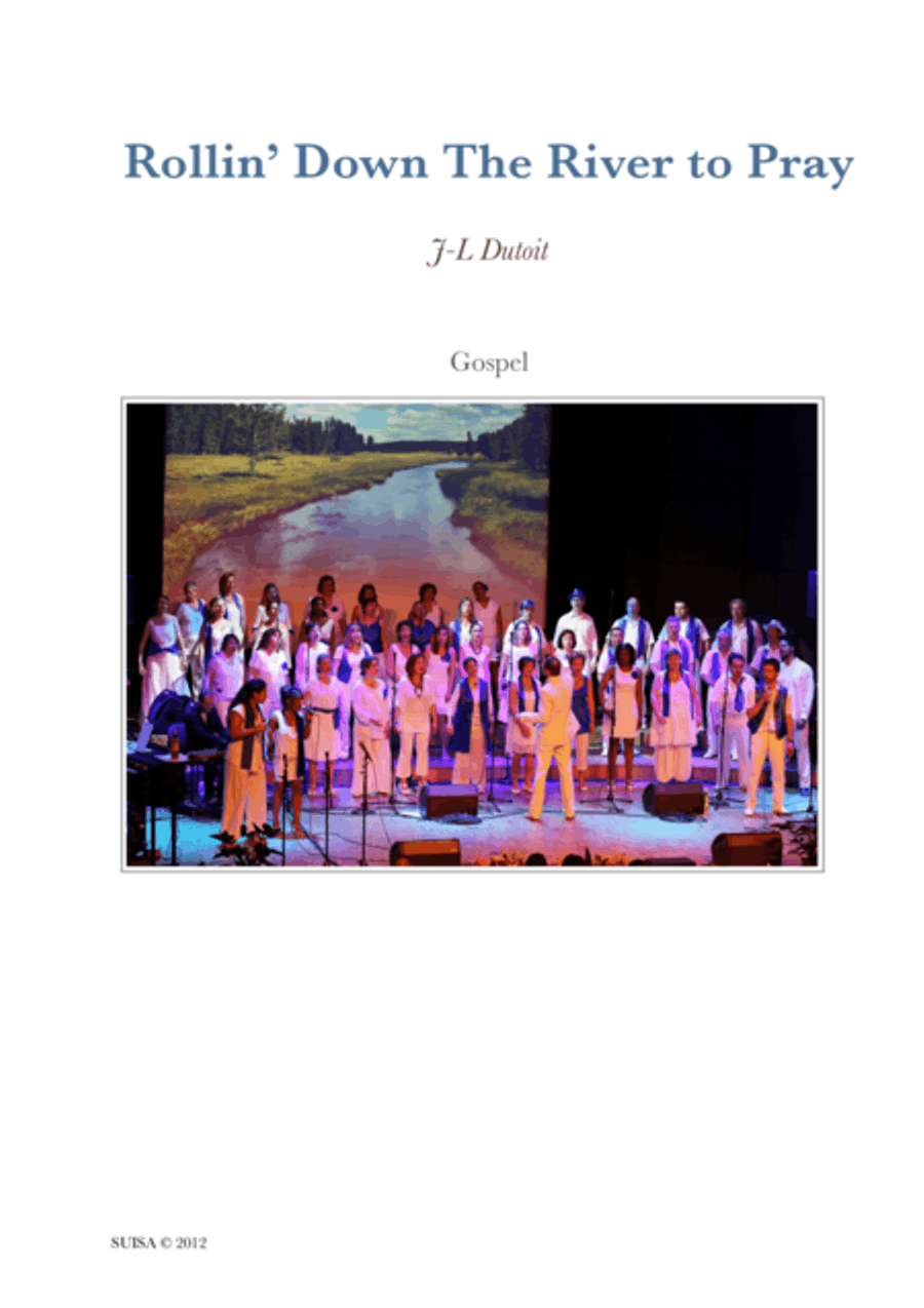 Rolling down the river to pray 4-Part scores gallery preview page 1