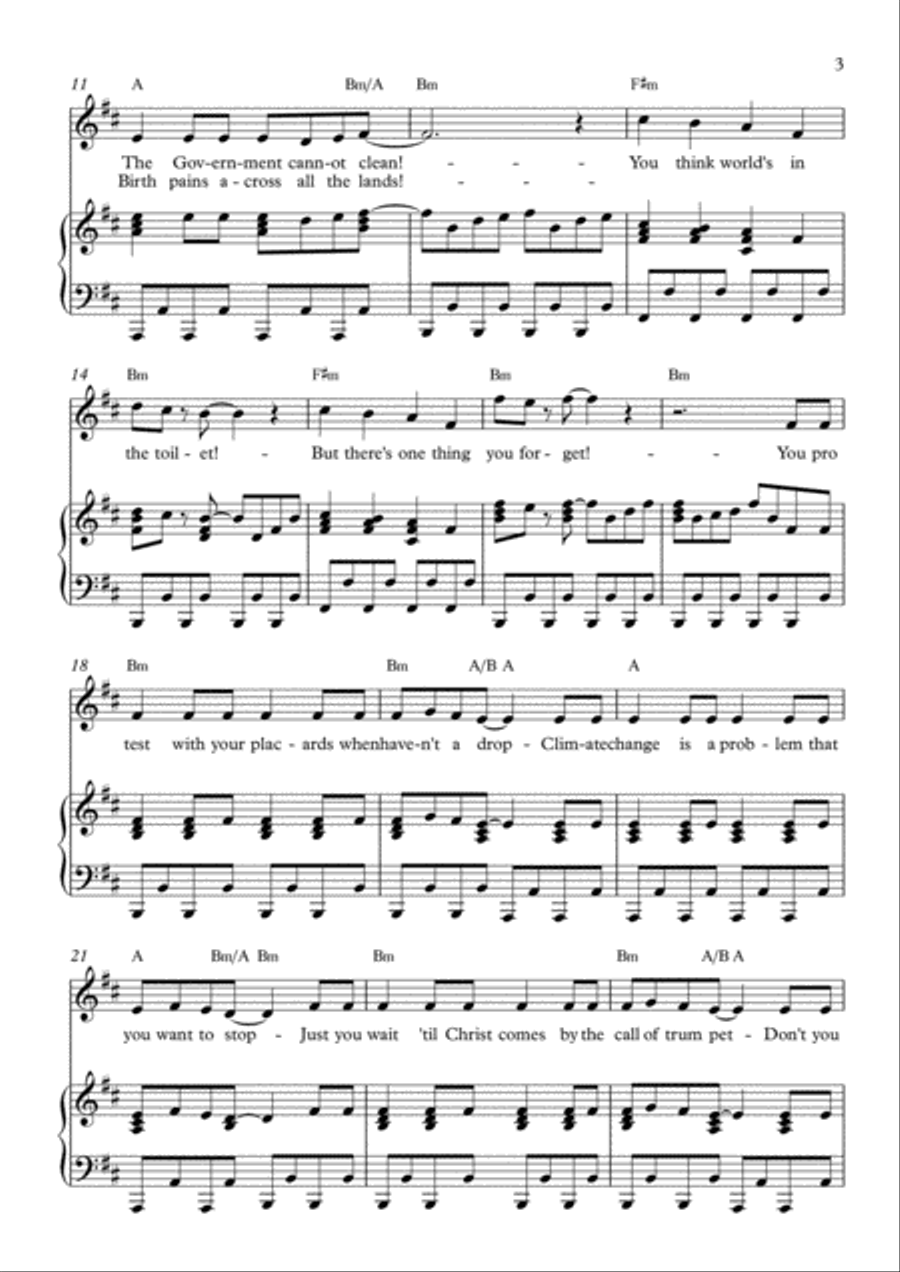We Ain't Seen Nothin' Yet! Voice scores gallery preview page 3