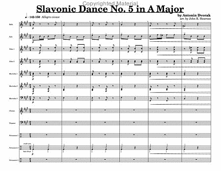Slavonic Dance #5 in A major image number null
