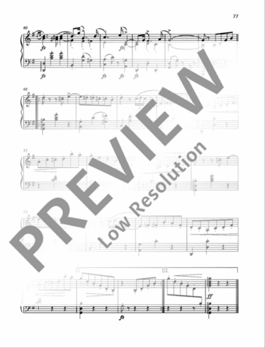 Beautiful Rosemary Piano Solo scores gallery preview page 5