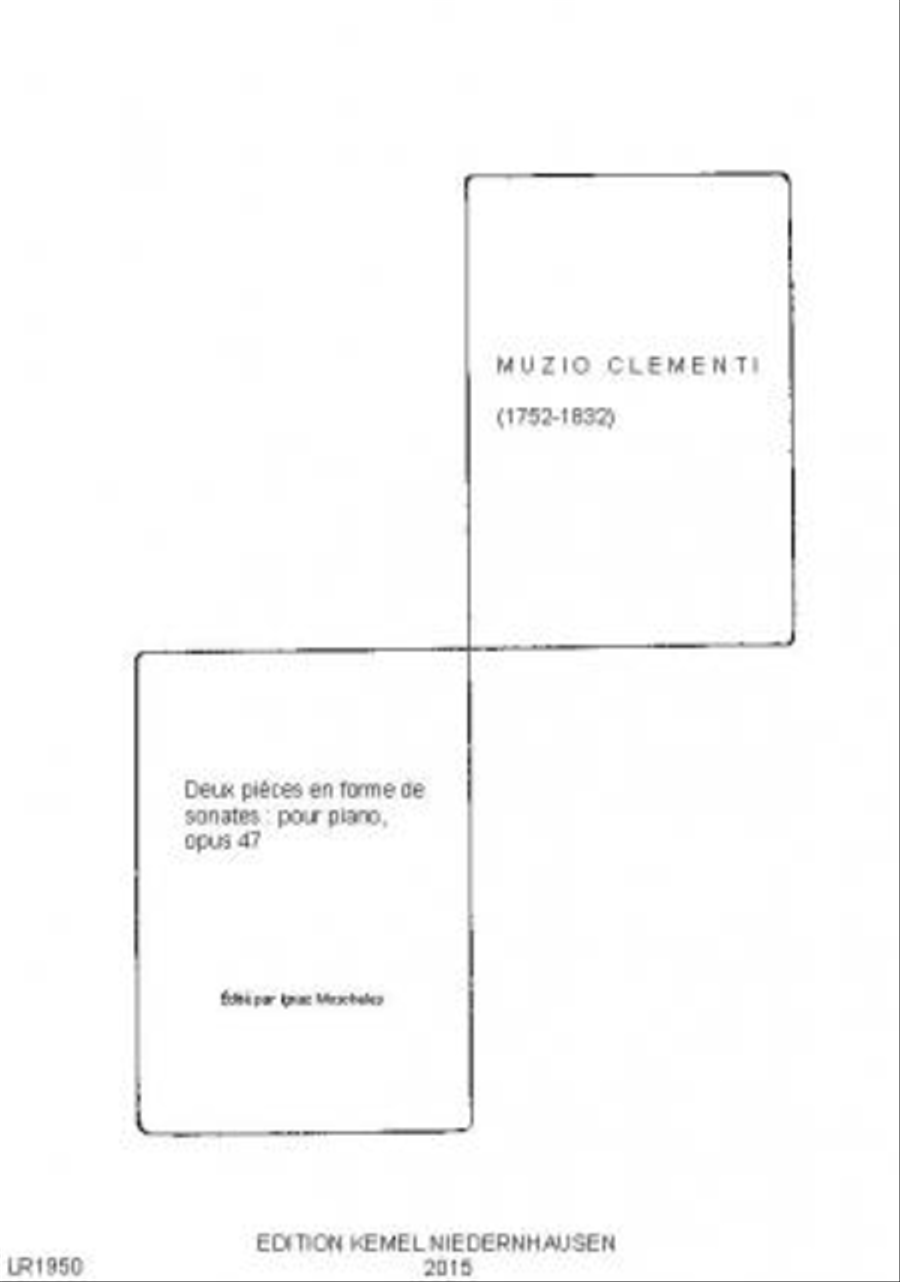 Deux caprices en forme de sonates Piano Solo scores gallery preview page 1