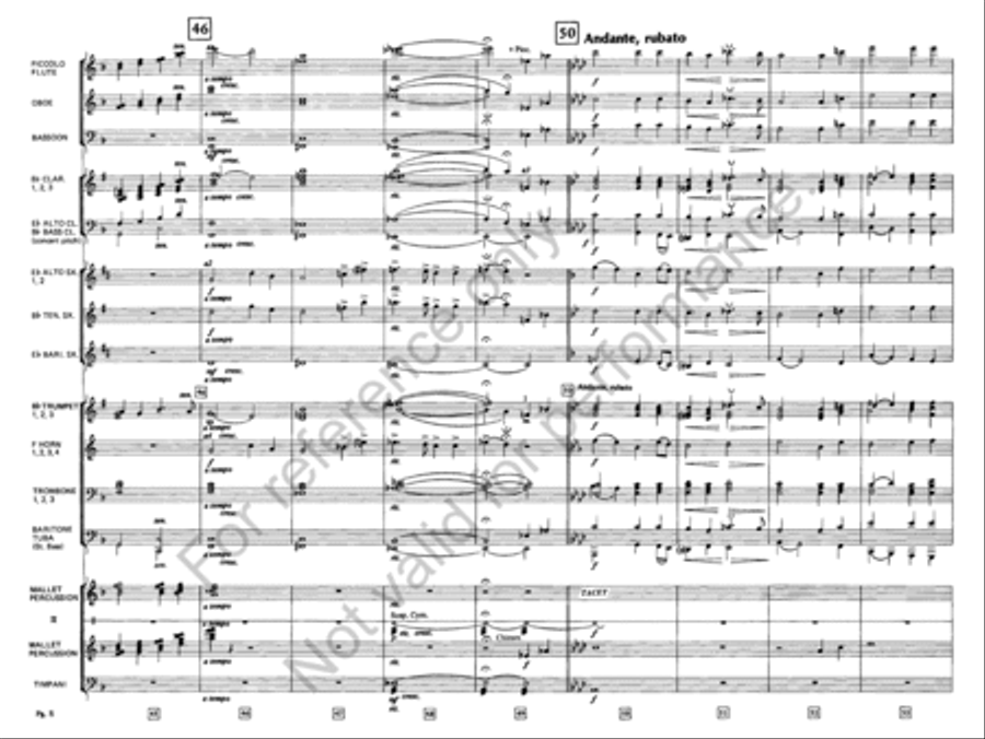 Were You There When They Crucified My Lord Concert Band scores gallery preview page 9