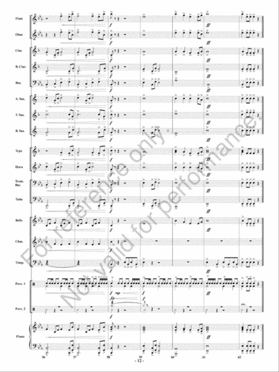 Call To Glory Concert Band scores gallery preview page 13