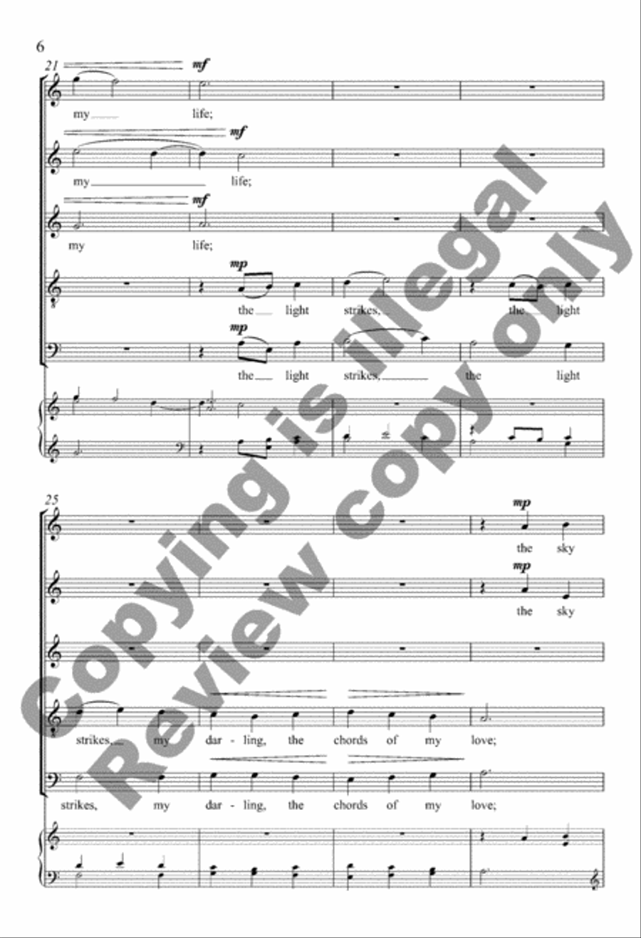 Light SSATB scores gallery preview page 6