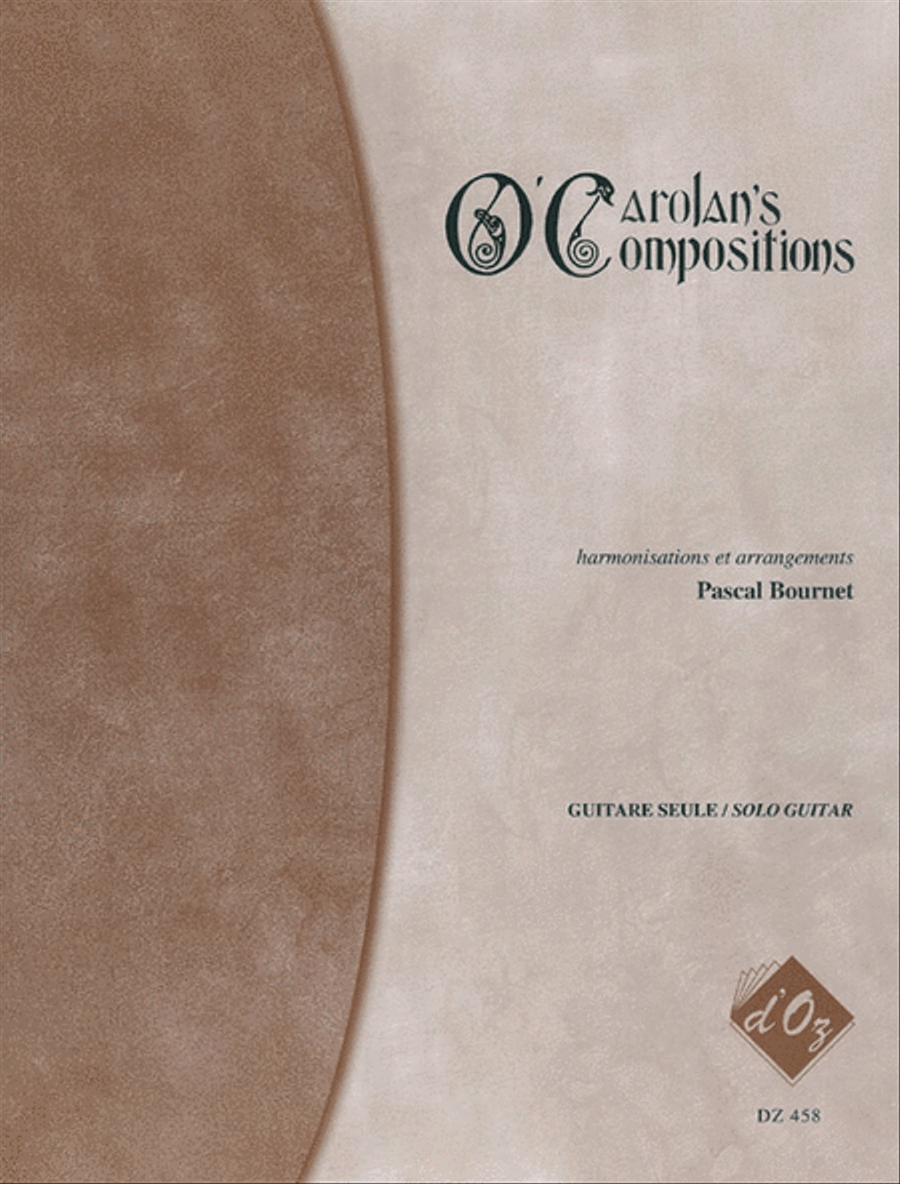 O'Carolan's Compositions Classical Guitar scores gallery preview page 1