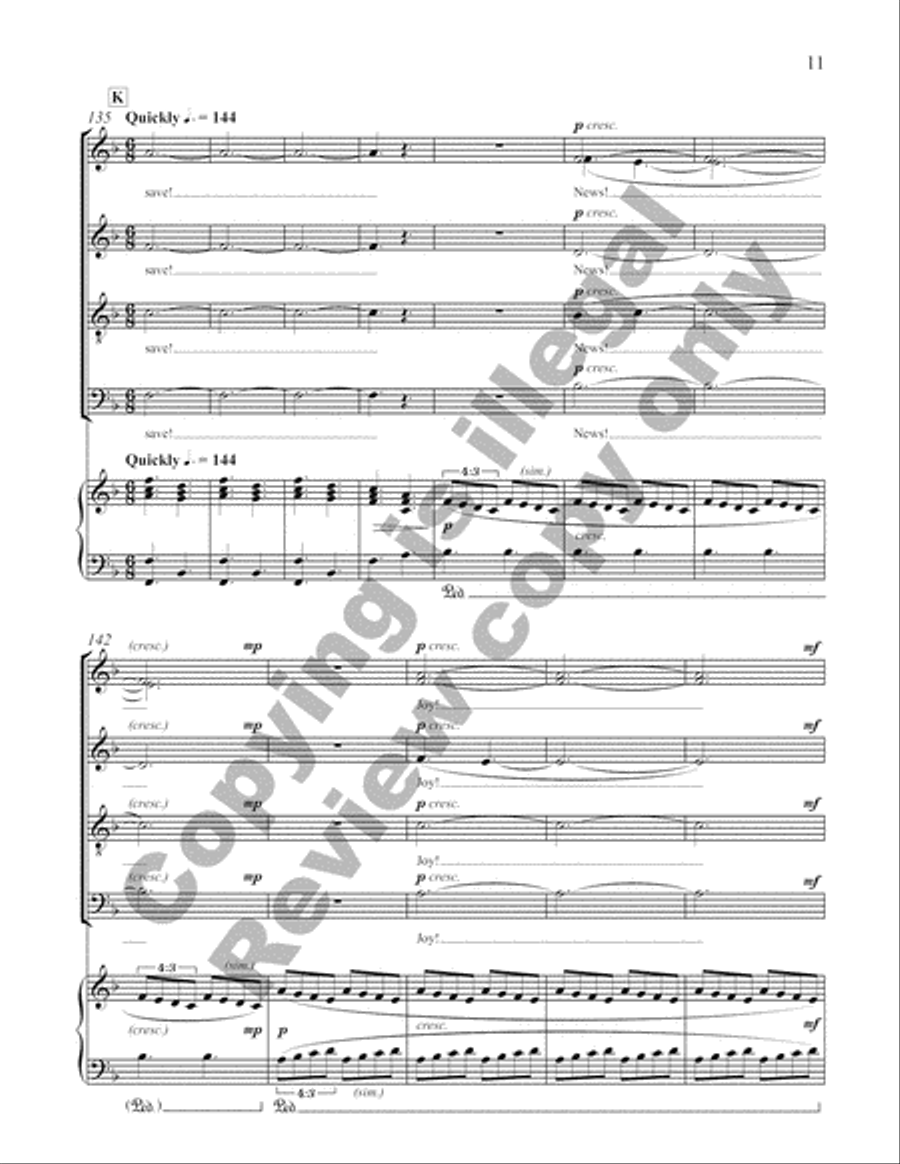 Rejoice!: 3. Good Christian Friends Rejoice! (Choral Score)