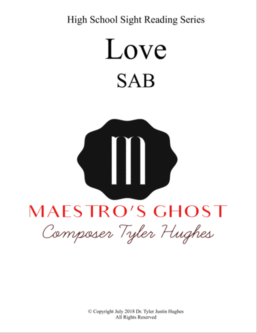 Love 3-Part - Digital Sheet Music