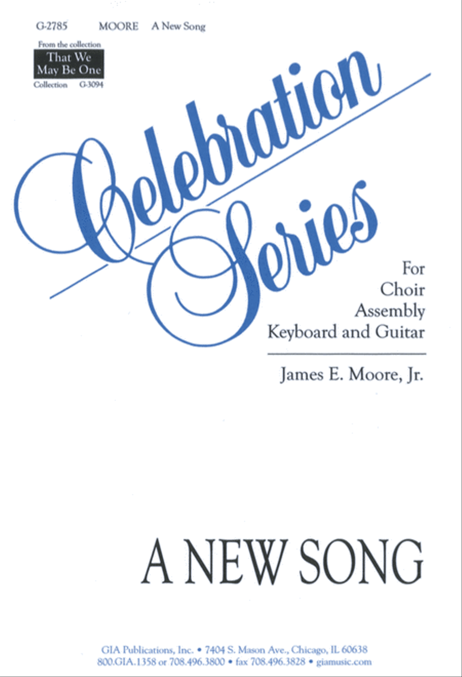 A New Song A New Song 4-Part scores gallery preview page 1