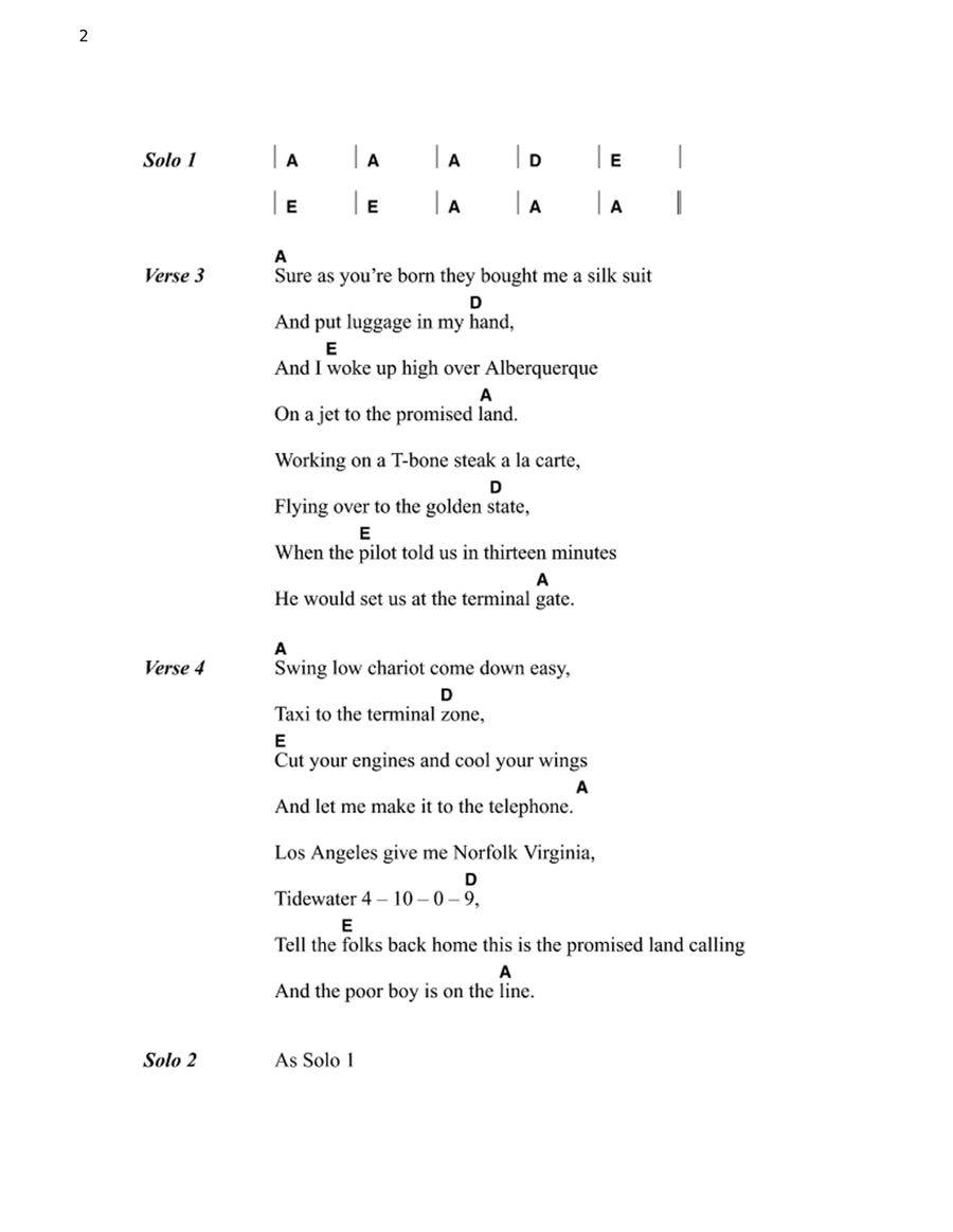 The Promised Land Guitar scores gallery preview page 2
