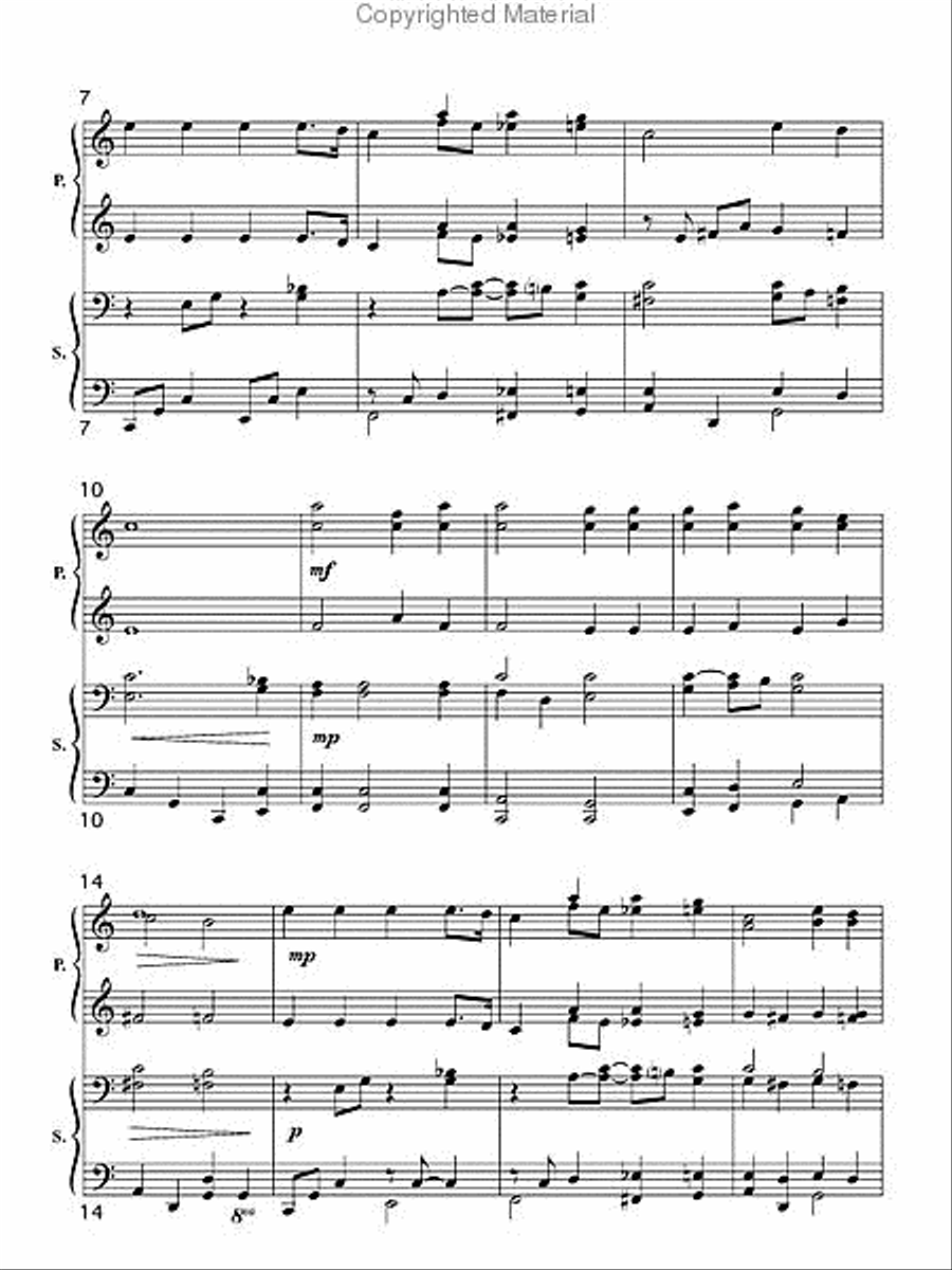 Beulah Land Beulah Land 1 Piano, 4-Hands scores gallery preview page 3