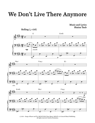 Book cover for We Don't Live There Anymore