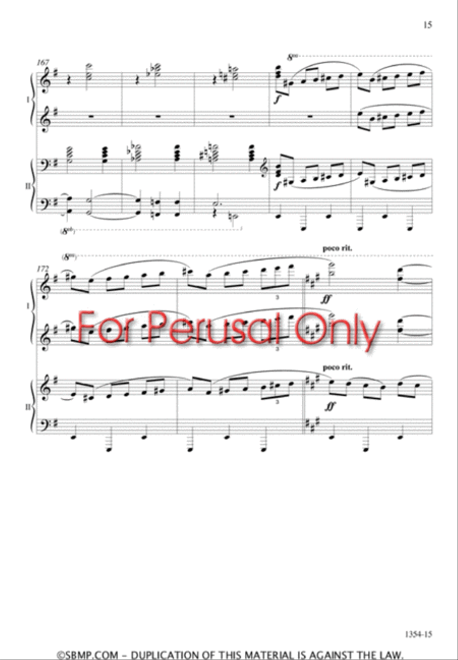 Gloucestershire Wassail - SATB Octavo 4-Part scores gallery preview page 14