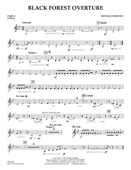 Black Forest Overture - Pt.4 - F Horn