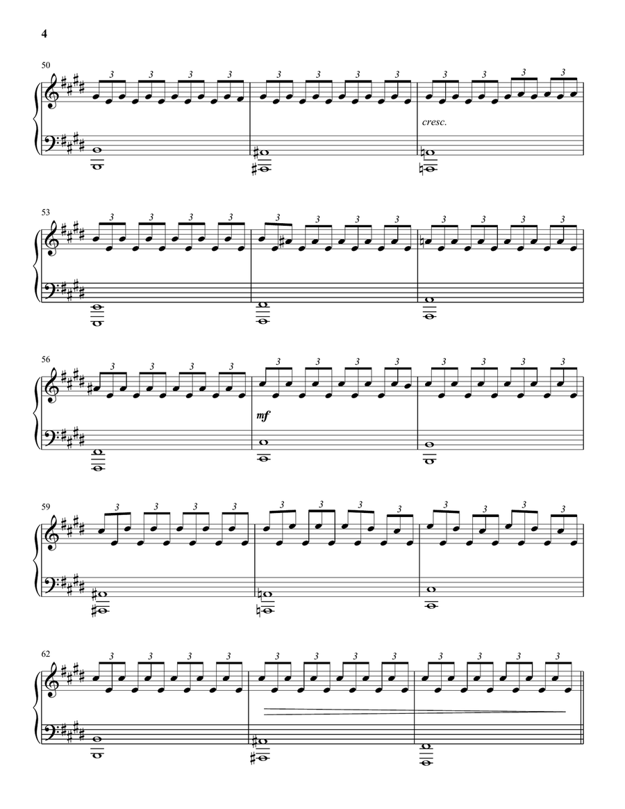 Fly Piano Solo scores gallery preview page 4