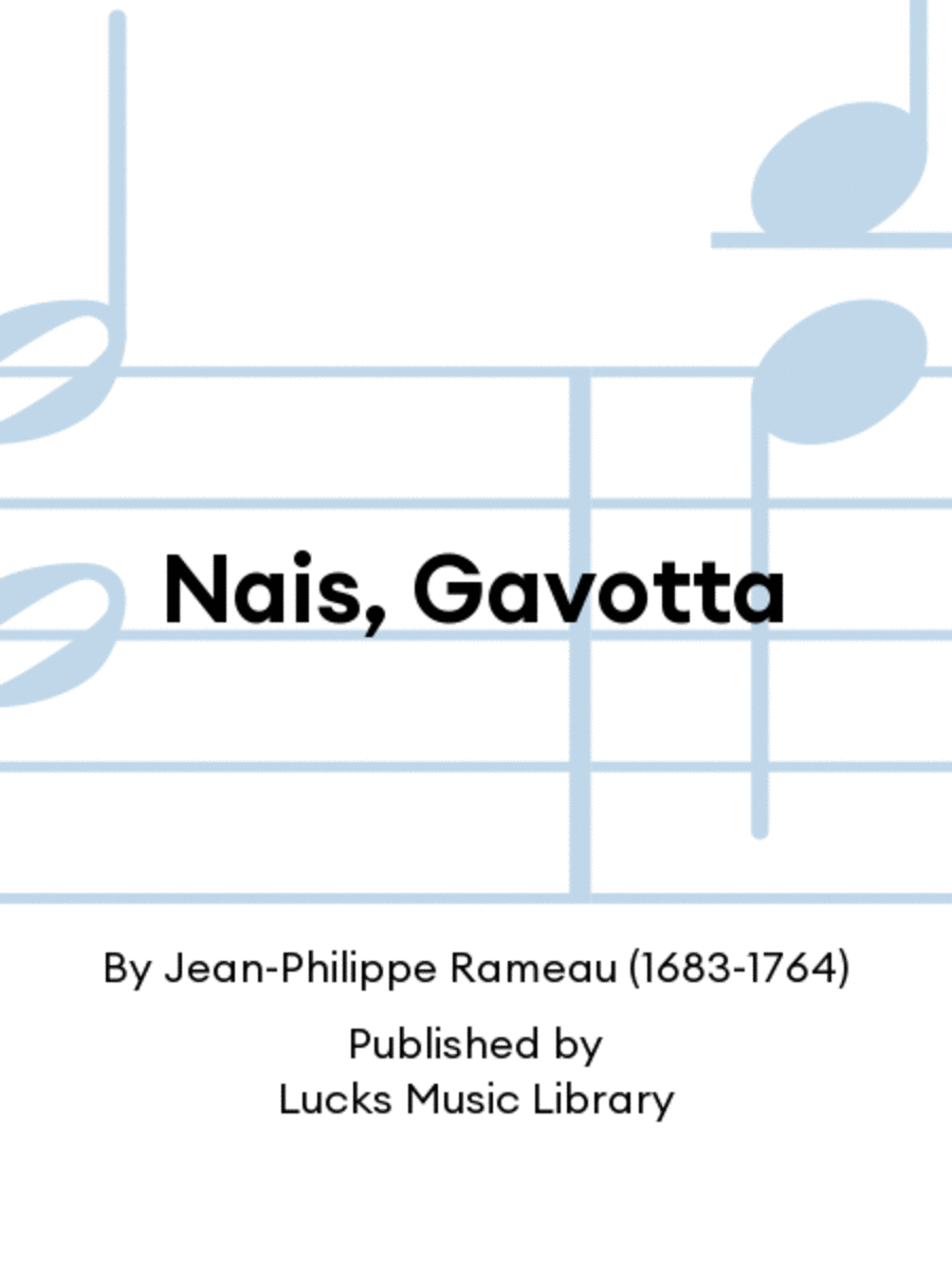 Nais, Gavotta Set of Parts scores gallery preview page 1