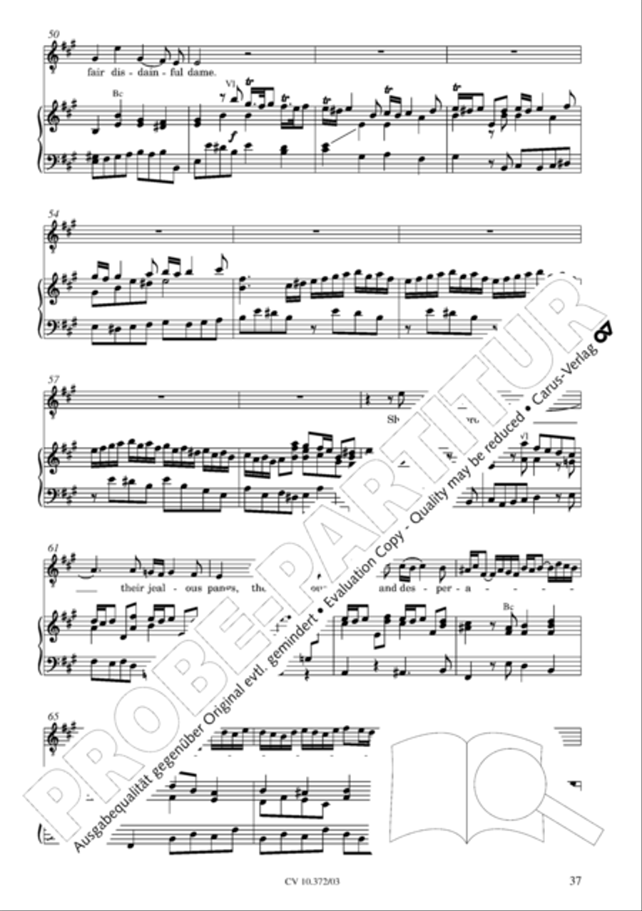 Ode for St. Cecilias Day 4-Part scores gallery preview page 38