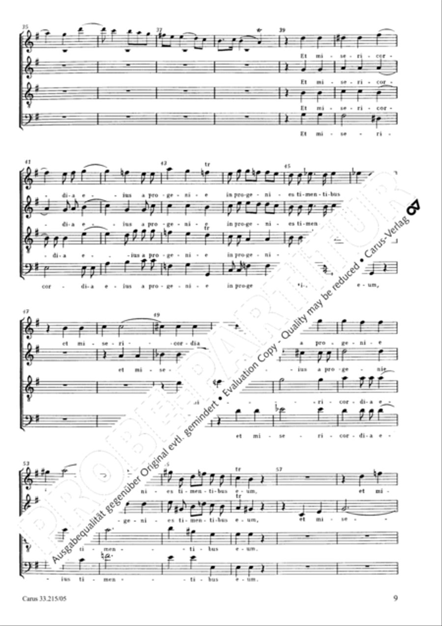 Magnificat 4-Part scores gallery preview page 10