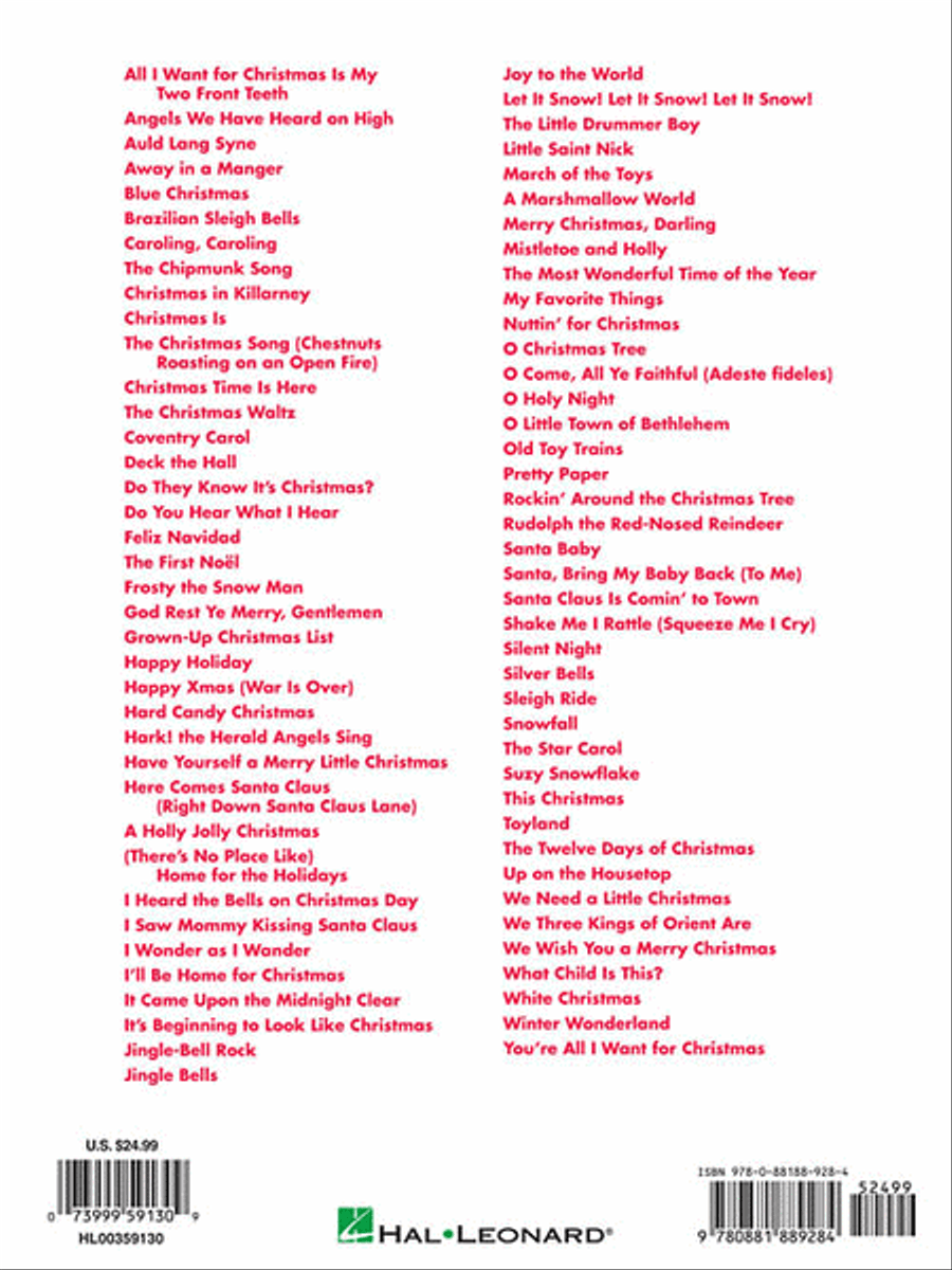 The Best Christmas Songs Ever – 6th Edition Piano, Vocal, Guitar scores gallery preview page 2