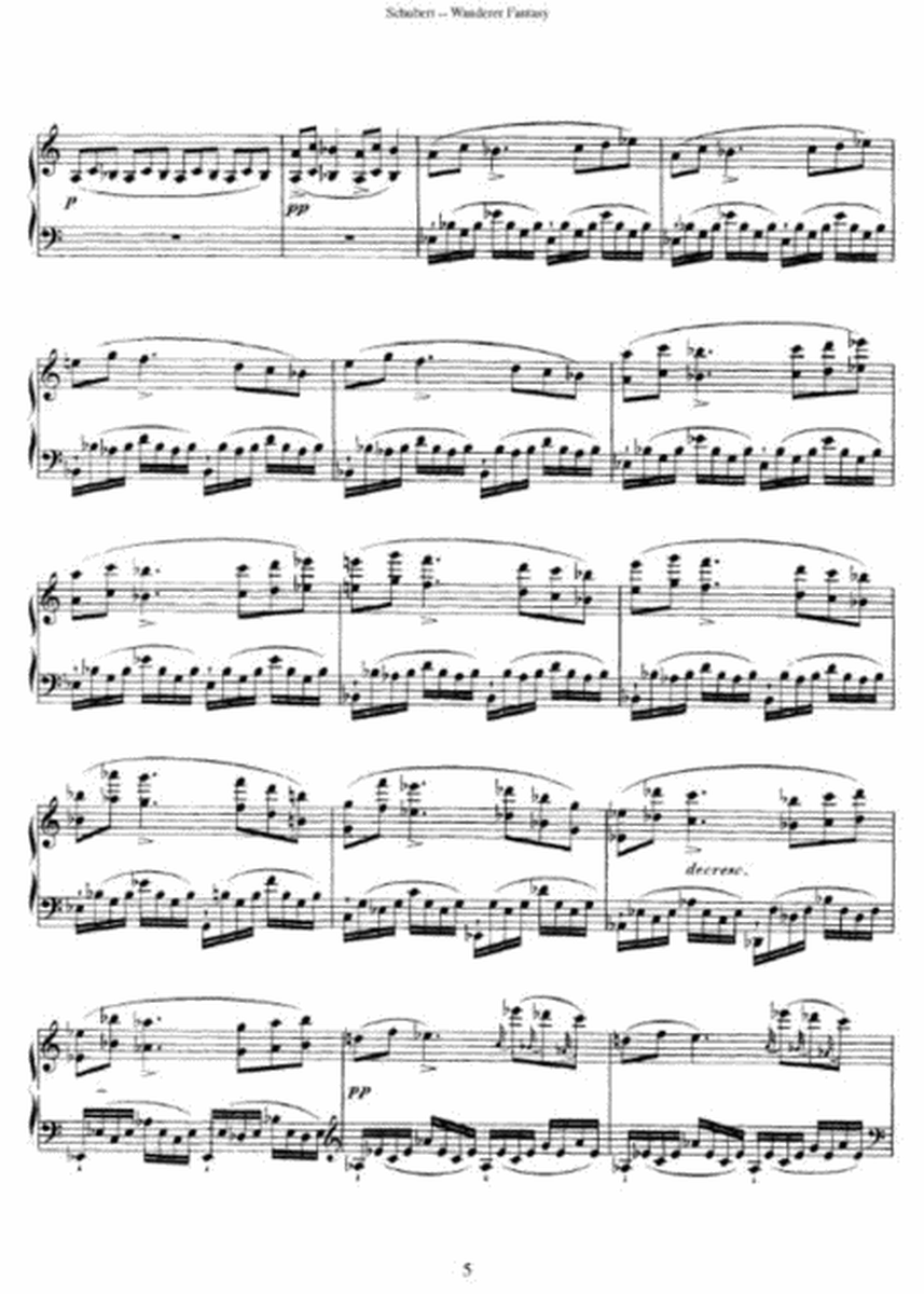 Schubert - Wanderer Fantasy D. 760, Op. 15