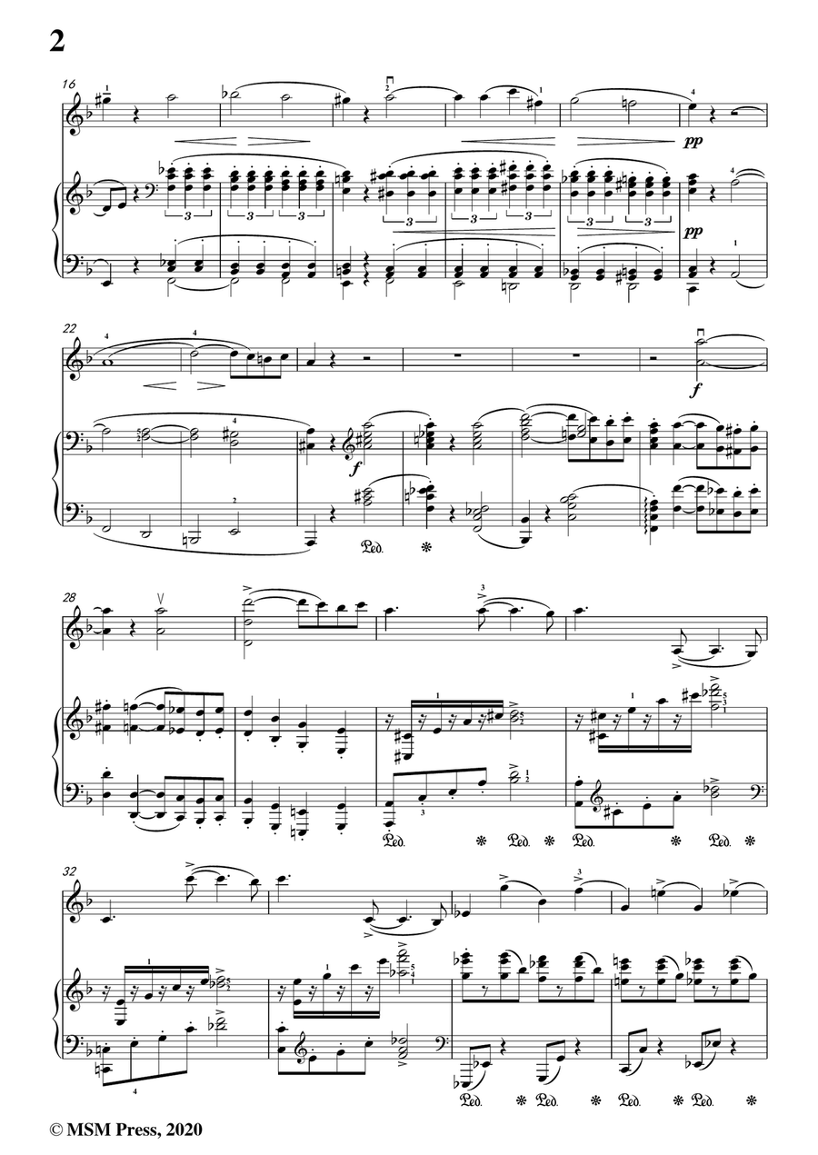 Brahms-Violin Sonata No. 3 in d minor,Op.108,for Violin and Piano Violin Solo scores gallery preview page 4